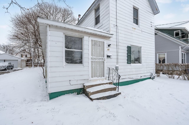 view of front of home