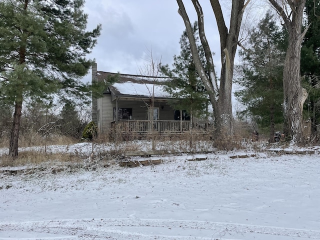 view of front of home