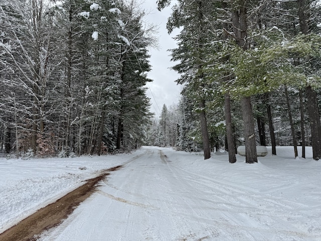 view of road