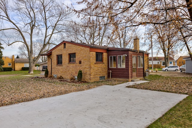 view of side of property