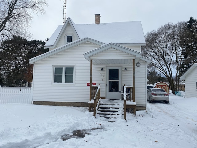 view of front of house