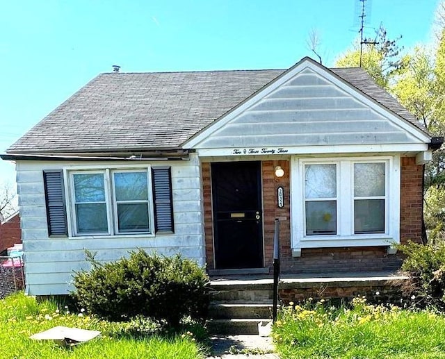 view of bungalow-style house