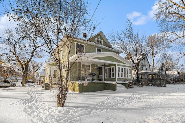 victorian home with a porch