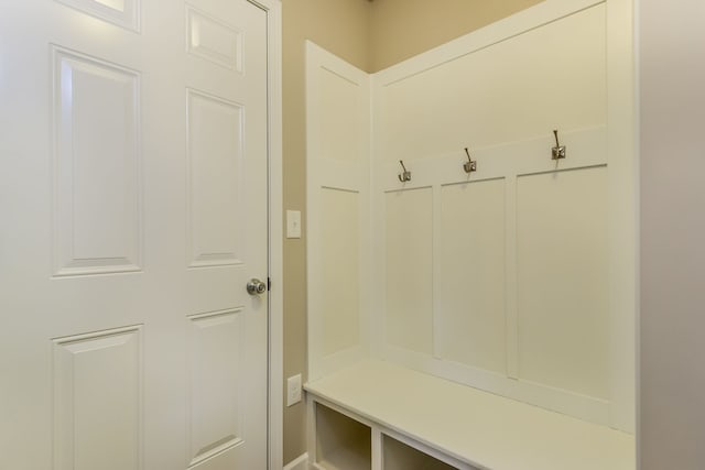 view of mudroom