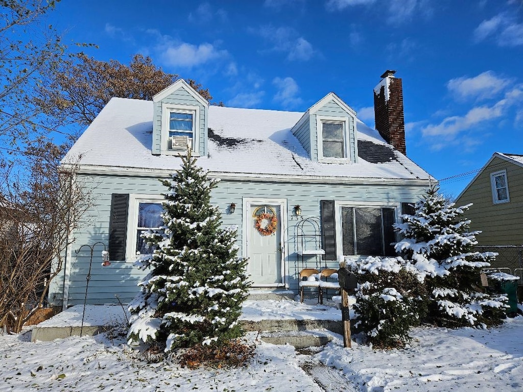 view of cape cod-style house