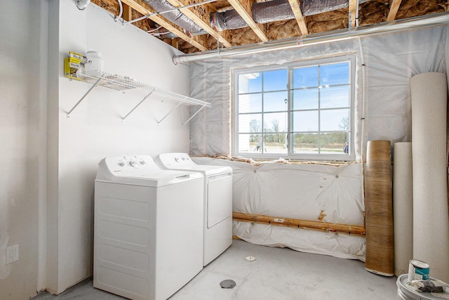 8775 E Sturtevant Ave, Richland, MI 49083 - laundry room with separate washer and dryer