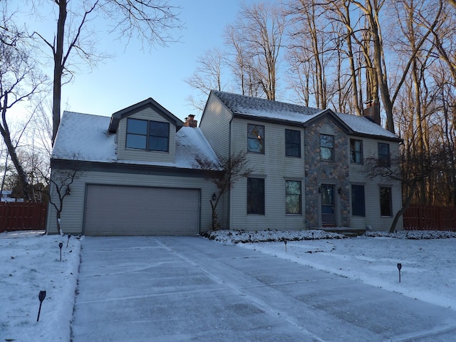 7335 Colony Dr, West Bloomfield, MI 48323 - view of colonial-style house