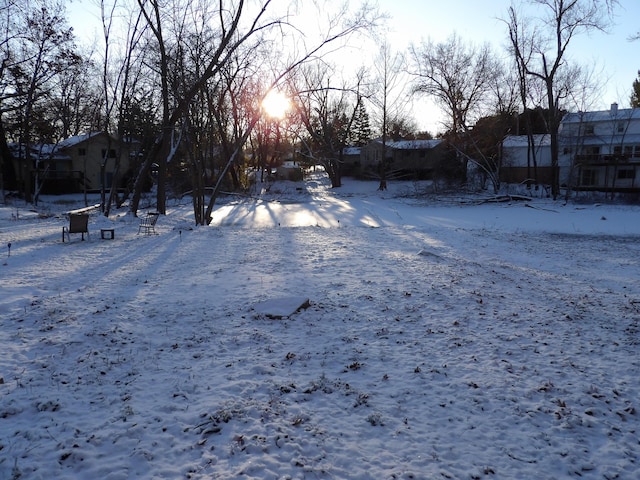 7335 Colony Dr, West Bloomfield, MI 48323 - view of yard covered in snow