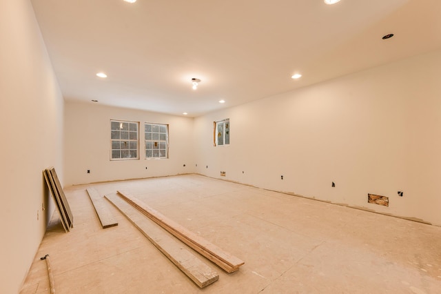 9078 N Ferris Ave, Bitely, MI 49309 - spare room featuring recessed lighting