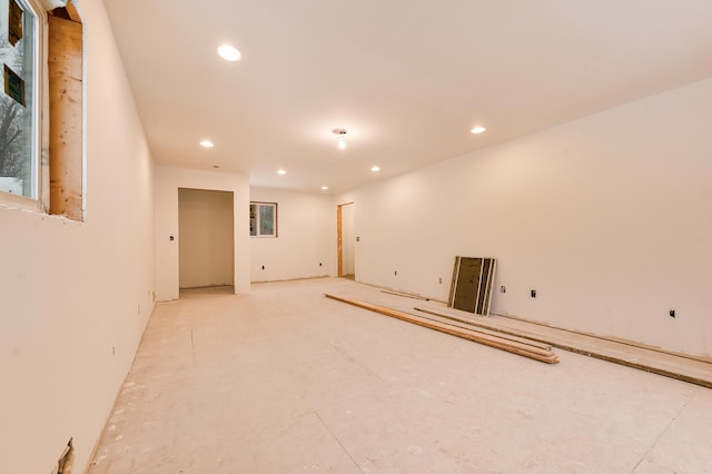 9078 N Ferris Ave, Bitely, MI 49309 - unfurnished room with recessed lighting