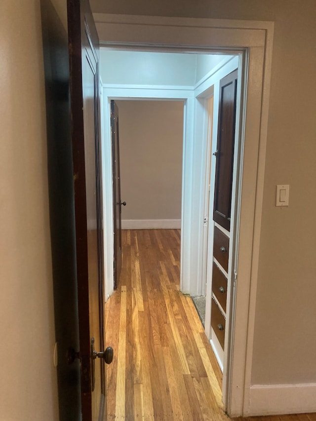 3918 Nottingham Rd, Detroit, MI 48224 - hall featuring light wood-style floors and baseboards