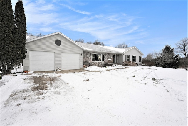 view of ranch-style home