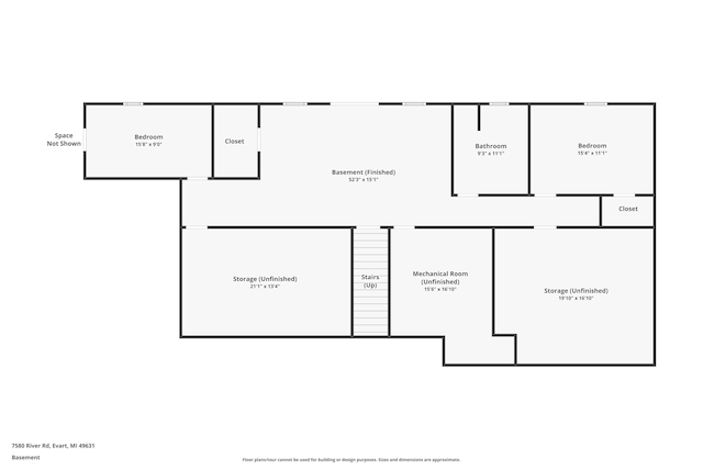 7580 River Rd, Evart, MI 49631 - home floor plan