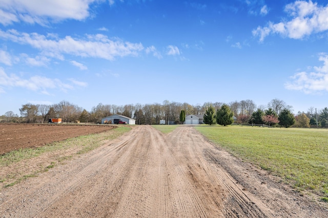 7580 River Rd, Evart, MI 49631 - view of dirt / gravel road featuring a view of rural / pastoral area