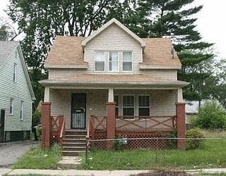 16177 Tuller St, Detroit, MI 48221 - view of front of house with a porch