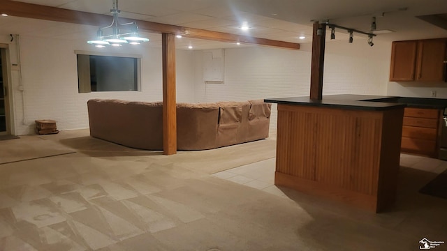 26926 Reaume, Trenton, MI 48183 - indoor bar featuring pendant lighting