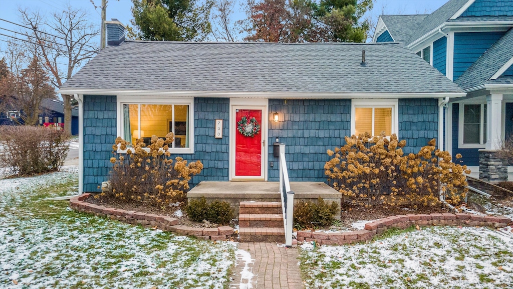 view of front of home