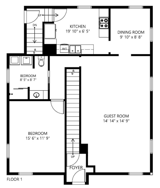 2521 Hillside Dr NW, Grand Rapids, MI 49544 - home floor plan