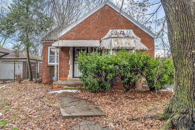 view of front of property