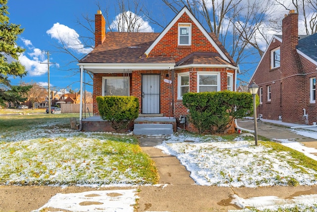 view of bungalow-style home