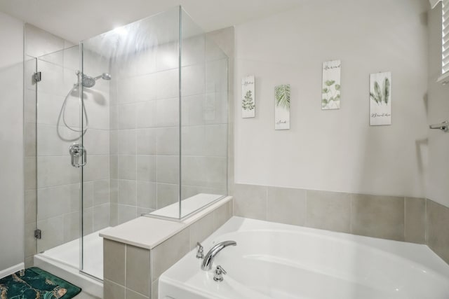 2785 Tulip Way, Commerce Twp, MI 48382 - full bathroom with a garden tub and a shower stall