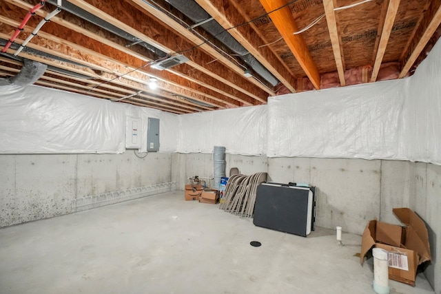 2785 Tulip Way, Commerce Twp, MI 48382 - unfinished below grade area featuring electric panel