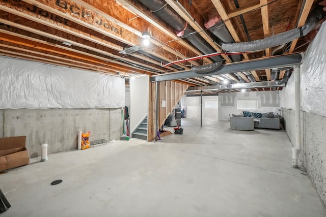 2785 Tulip Way, Commerce Twp, MI 48382 - below grade area featuring stairs