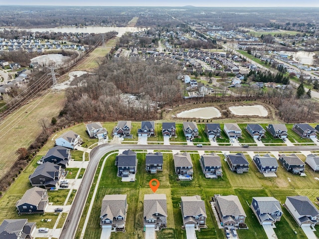 2785 Tulip Way, Commerce Twp, MI 48382 - aerial view of property and surrounding area featuring nearby suburban area