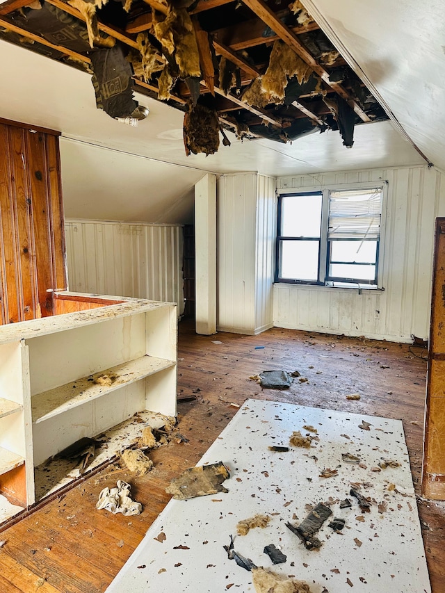 bonus room with lofted ceiling