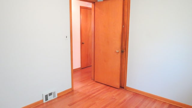 interior space with light hardwood / wood-style flooring