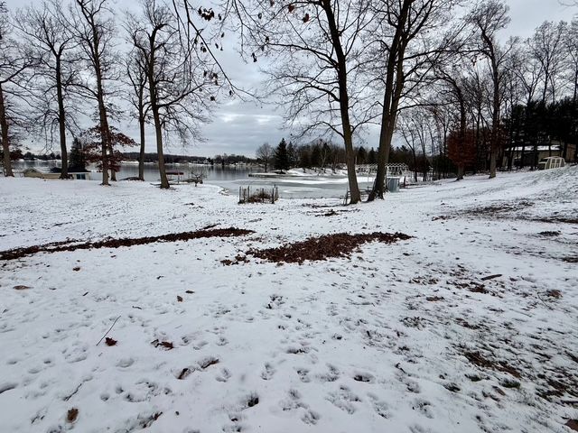 view of snowy yard