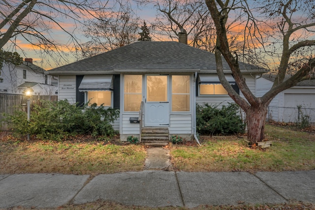 view of front of house