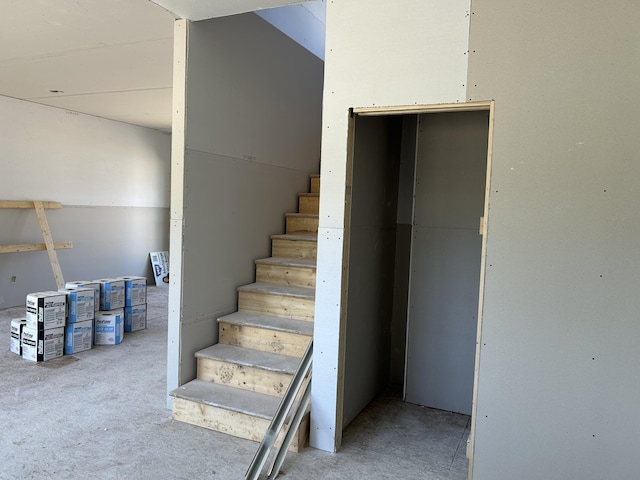 view of staircase