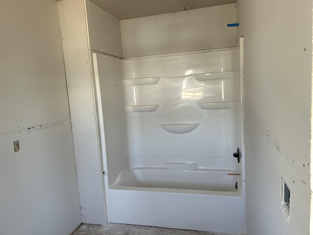 full bathroom featuring bathtub / shower combination