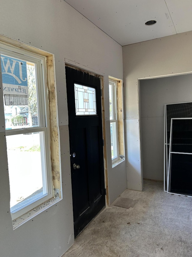 view of entrance foyer