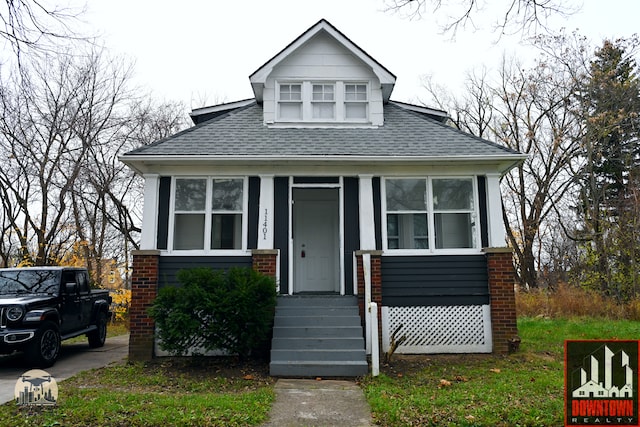 view of bungalow-style home