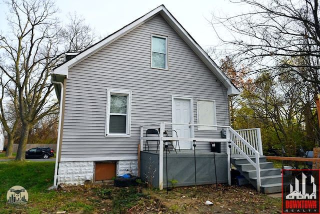 view of rear view of house