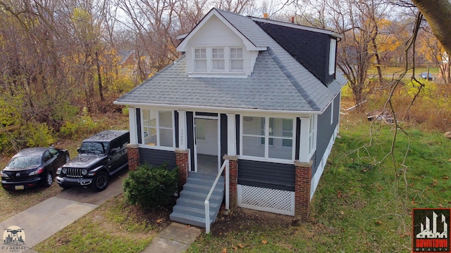 view of bungalow-style home