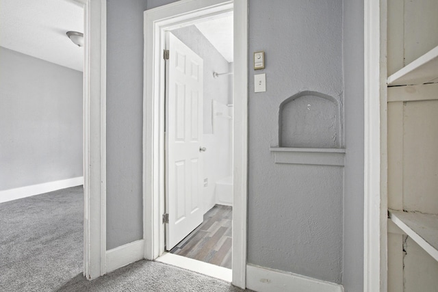 interior space featuring hardwood / wood-style floors