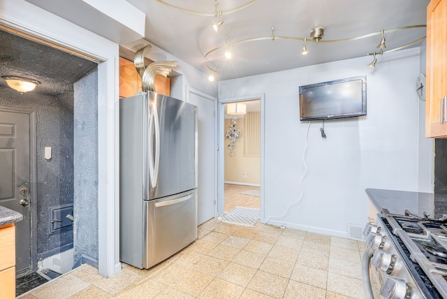 kitchen featuring appliances with stainless steel finishes