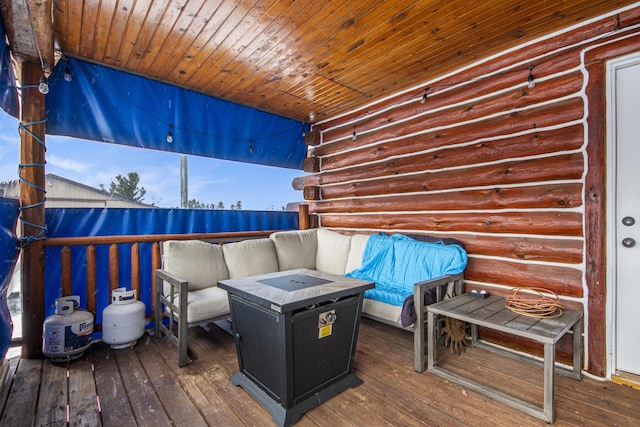 view of deck