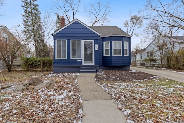 view of bungalow-style house