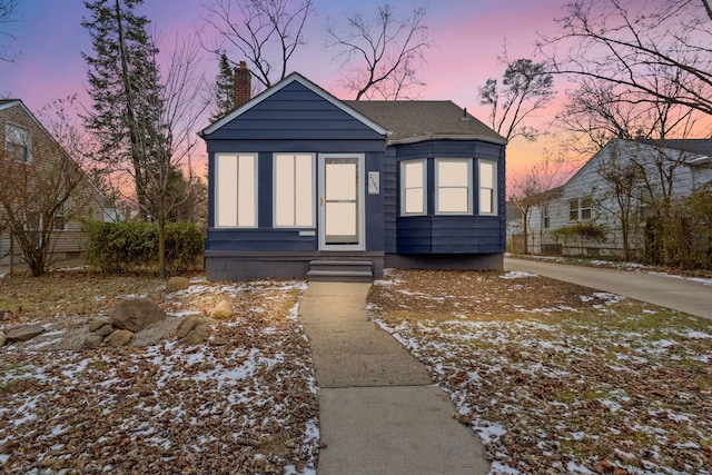 view of bungalow