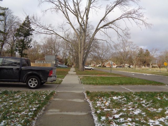 view of road