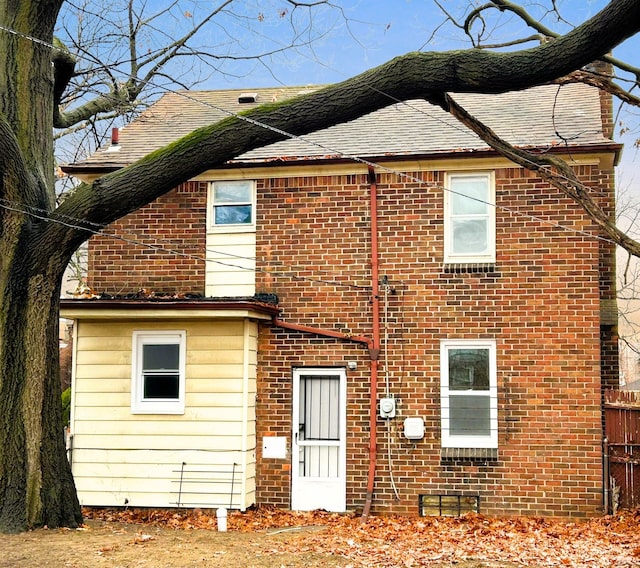 view of rear view of house