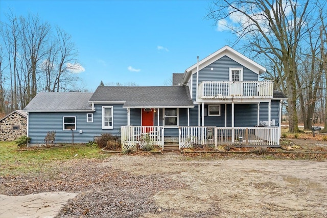 view of front of property