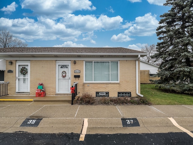 view of front of home