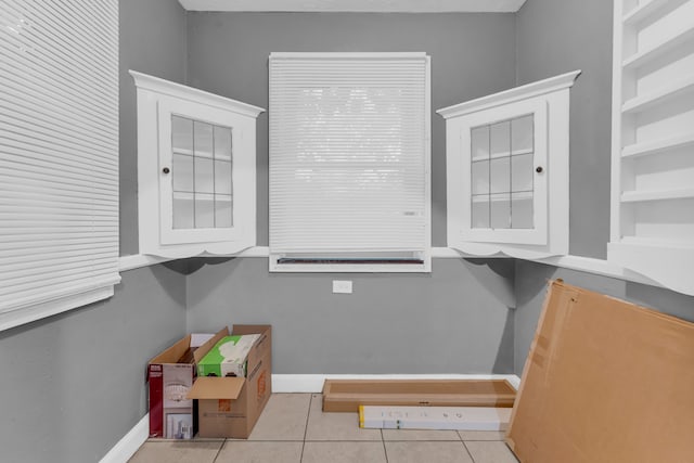 bathroom featuring tile patterned flooring