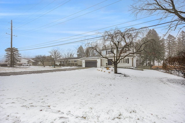 view of front of property with an attached garage