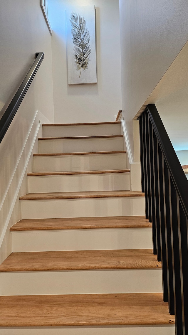 view of staircase